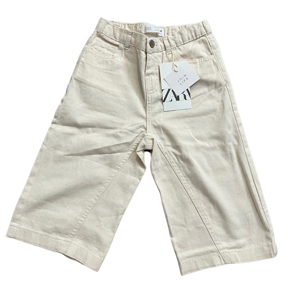 Zara NWT Wide Legged Cropped Pants Size 2/3